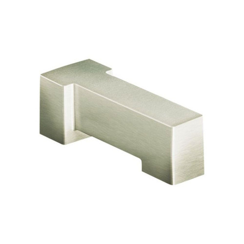 7-1/4in Tub Spout with 1/2in Slip Fit Connection (Less Diverter) in Brushed Nickel