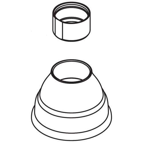 Handle Hub Kit in Polished Brass