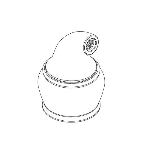 130525 Handle Hub Kit in Chrome