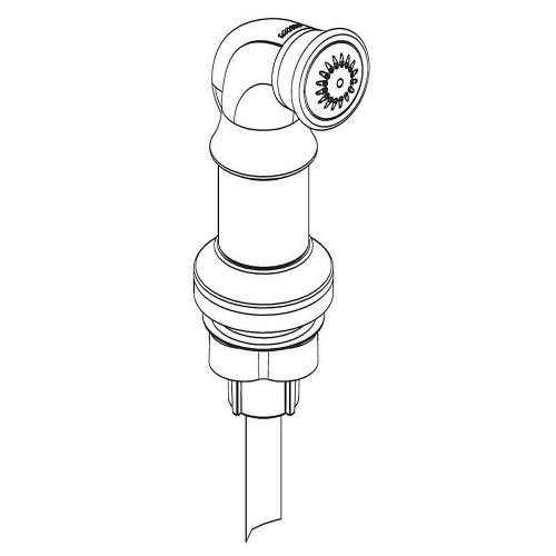 Hose and Spray in Wrought Iron