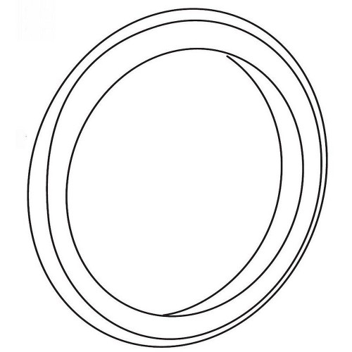 1/2in Single Handle Shower Escutcheon Extension in Brushed Nickel