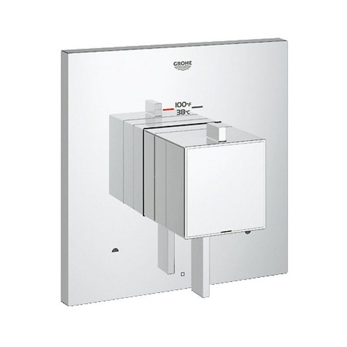 Grohe 19927000 Eurocube Dual Function Thermostatic Trim with Control Module in Chrome