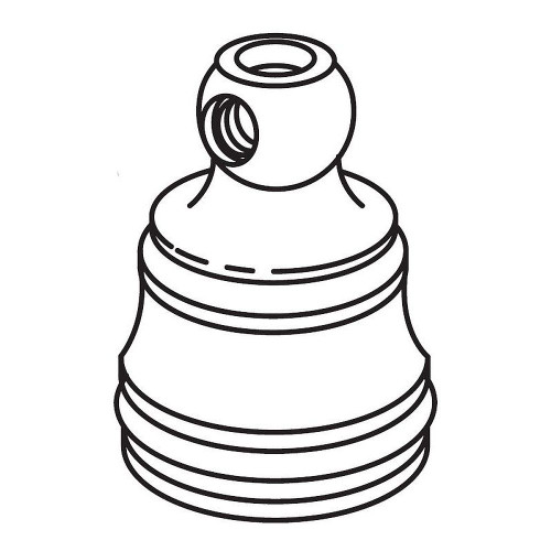 14666 Handle Hub in Chrome