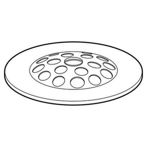 Tub Drain Grid Kit in Chrome