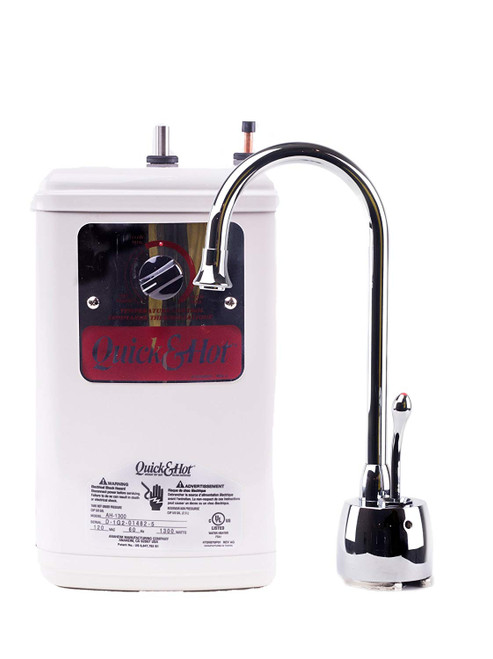 Hot Water Kitchen Faucet with Tank Package in Chrome