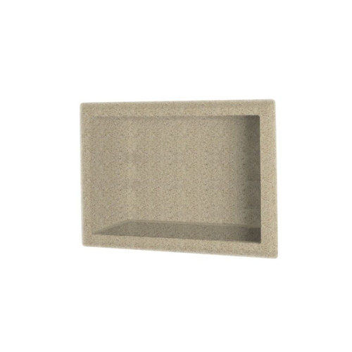 4.125-in D x 7.5-in W x 10.75-in H Solid Surface Soap Dish in Prairie