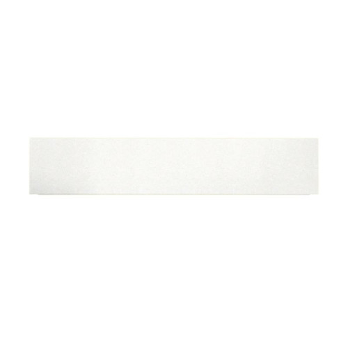 12-in D x 60-in W x 1-in H Solid Surface Shower Ramp in Tahiti White