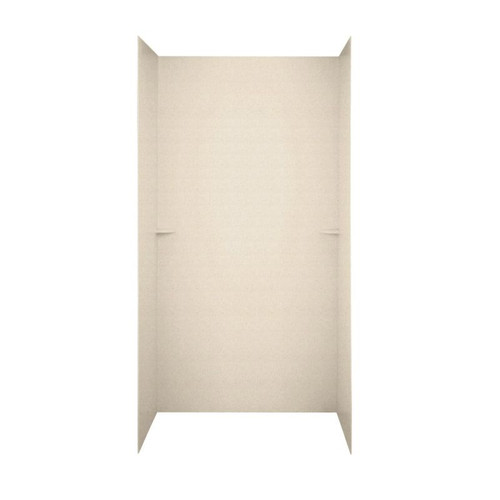 36-in D x 60-in W x 72-in H Solid Surface Shower Wall Surround in Tahiti Sand