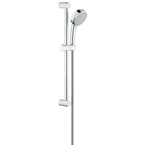 100 Shower Rail Set in Chrome