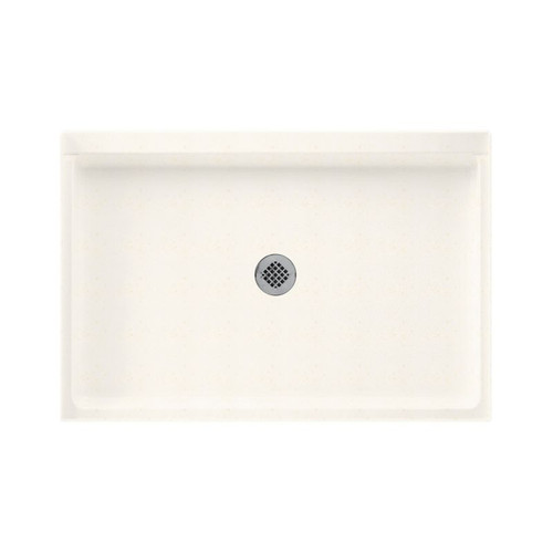 48.375-in W x 32.188-in D x 5.5-in H Solid Surface Shower Base in Baby's Breath 48.375-in W x 32.188-in D x 5.5-in H Solid Surface Shower Base in Baby's Breath