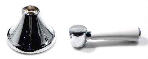 Metal Handle Assembly for Clayton Shower Faucets in Polished Chrome