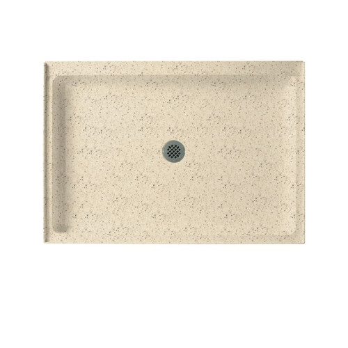 42.375-in W x 34.188-in D x 5.5-in H Solid Surface Shower Base in Tahiti Desert