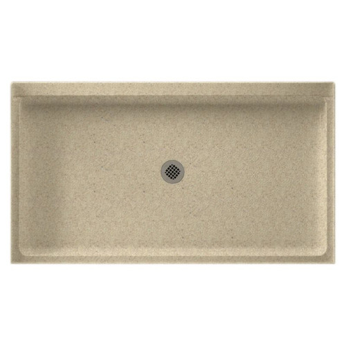 60.375-in D x 34.188-in W x 5.5-in H Solid Surface Shower Base in Prairie