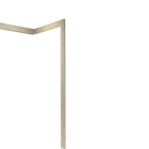 3.875-in W x 74-in H Solid Surface Trim Kit in Cloud Bone