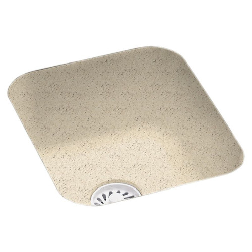 13.375-in D x 15.375-in W x 7-in H Solid Surface Undermount Bar Sink with 0-Hole in Tahiti Desert