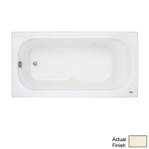 60in x 32in Three Wall Alcove Soaking Bathtub in Oyster