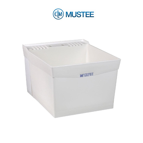 Laundry Tub 24x20 Wall Mount in White