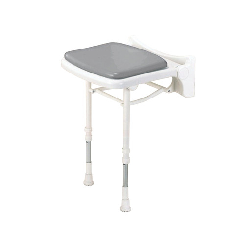 Economy Compact Seat Without Back and Arms in Grey