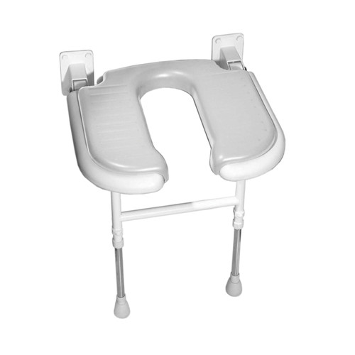 04200P Deluxe Standard U-Shaped Seat without Back and Arm in Grey