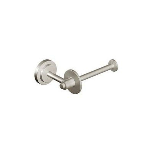 Creative Specialties DN0709BN Single Post Toilet Paper Holder in Brushed Nickel