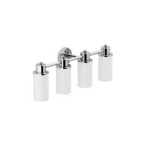 29.02in Wide 4 Light Vanity Light in Chrome