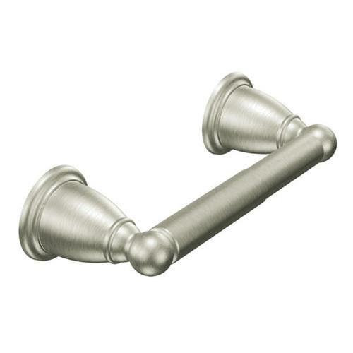 Creative Specialties YB2208BN Double Post Toilet Paper Holder in Brushed Nickel