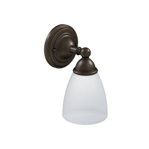 Creative Specialties YB2261ORB Single Light Bathroom Sconce with Frosted Shade in Oil Rubbed Bronze