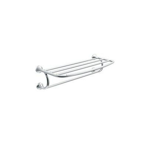 24in Aluminum Hotel Shelf in Chrome