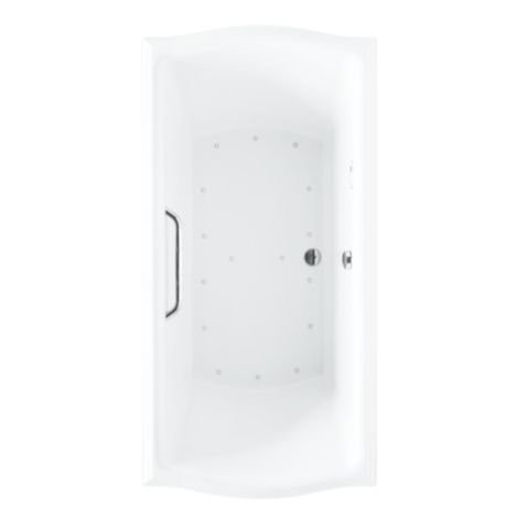 Acrylic Airbath 6032T3 in Cotton/Polished Chrome