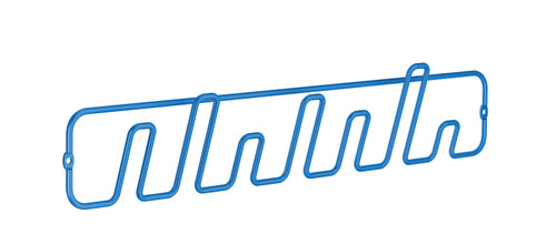 Seven Hook Rack in Blue
