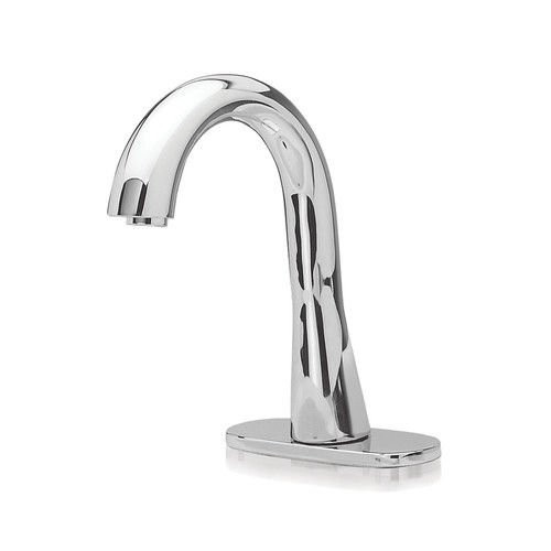 Gooseneck Electronic Bathroom Faucet with 10s Controller in Polished Chrome, 0.5 GPM Gooseneck Electronic Bathroom Faucet with 10s Controller in Polished Chrome, 0.5 GPM