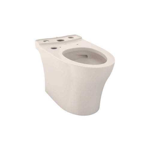 Elongated Universal Height Skirted Toilet Bowl with CeFiOntect Glaze in Sedona Beige