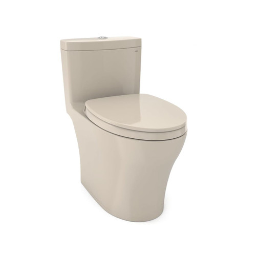 1.28 and 0.8 GPF Dual Flush One-Piece Elongated Chair Height Toilet in Bone 1.28 and 0.8 GPF Dual Flush One-Piece Elongated Chair Height Toilet in Bone