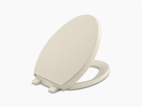 Kohler K-4008-47 Elongated Toilet Seat with Quiet-Close and Grip-Tight In Almond Kohler K-4008-47 Elongated Toilet Seat with Quiet-Close and Grip-Tight In Almond