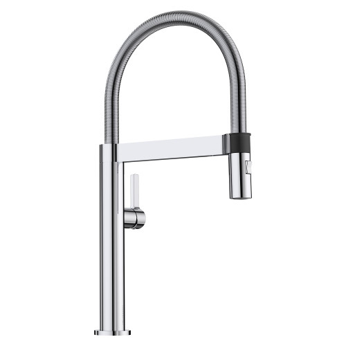 1-Handle Pull-Down Kitchen Faucet in Chrome