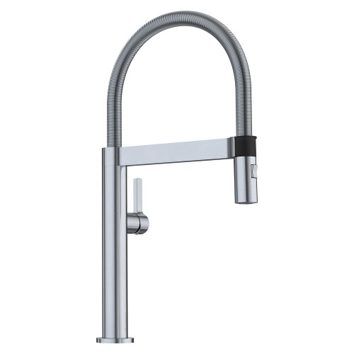1-Handle Pull-Down Kitchen Faucet in Satin Nickel