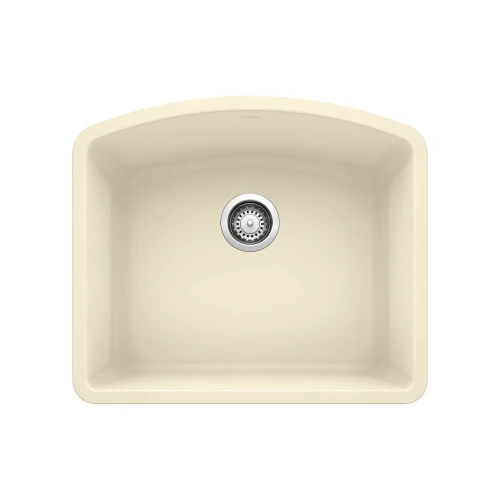 20.813-In X 24-In Single-Basin Granite Undermount Residential Kitchen Sink in Biscuit