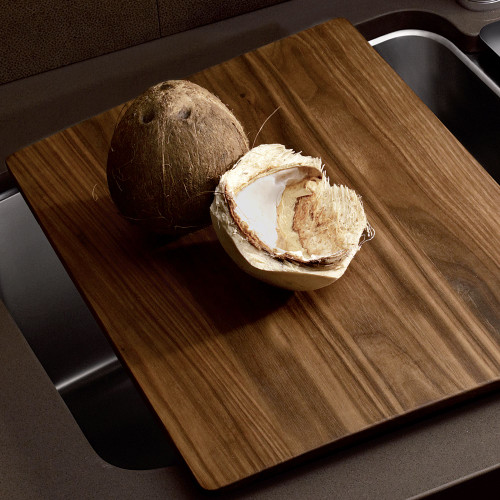 18.75-in L x 13.375-in W Wood Cutting Board in Walnut 18.75-in L x 13.375-in W Wood Cutting Board in Walnut