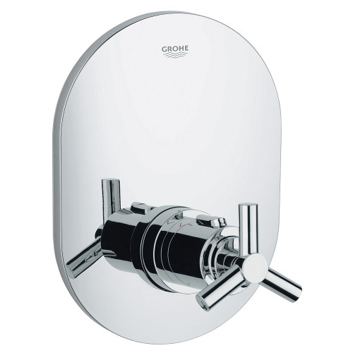 19392000 Atrio Thermostat Trim with Ypsilon Handle in StarLight Chrome