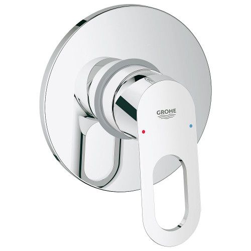 19589000 BauLoop Single-Handle Shower Valve in StarLight Chrome
