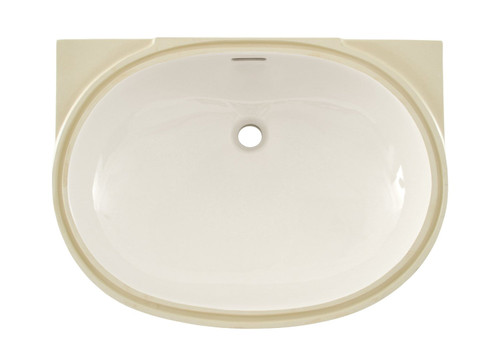 19-5/8-in Undermount Bathroom Sink with Overflow and SanaGloss Ceramic Glaze in Cotton 19-5/8-in Undermount Bathroom Sink with Overflow and SanaGloss Ceramic Glaze in Cotton