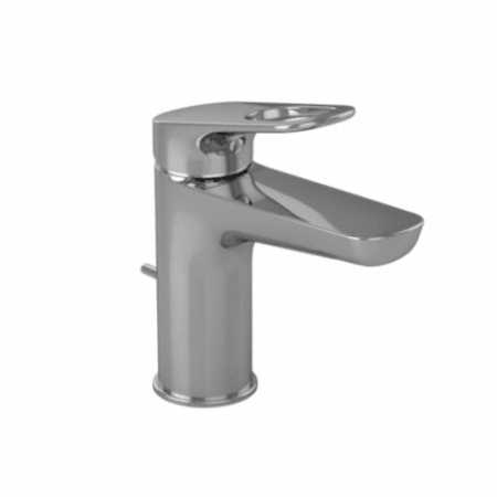 Short Single-Handle Bathroom Faucet in Polished Chrome