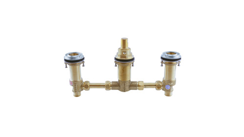 Three-Hole Roman Tub Filler Rough-in