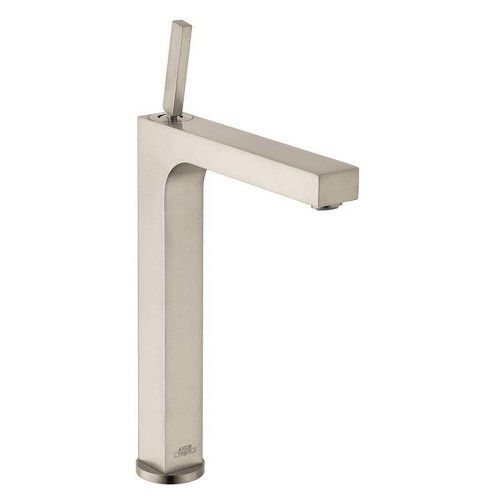 Axor 39020821 Bathroom Faucet Vessel Faucet with Lever Handle in Brushed Nickel Axor 39020821 Bathroom Faucet Vessel Faucet with Lever Handle in Brushed Nickel