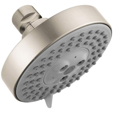 Hansgrohe 04340820 Raindance S Multi Function 2 GPM Shower Head in Brushed Nickel Hansgrohe 04340820 Raindance S Multi Function 2 GPM Shower Head in Brushed Nickel
