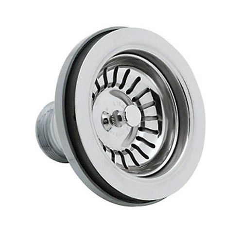 Perrin and Rowe Basket Strainer less Pop-Up in Polished Chrome