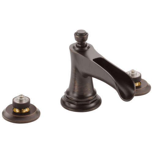 65361LF-RBLHP Widespread Lavatory Faucet Less Handles in Venetian Bronze Finish, 1.5gpm Flow Rate