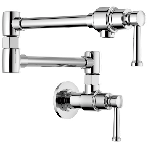 Wall Mount Pot Filler in Chrome Finish
