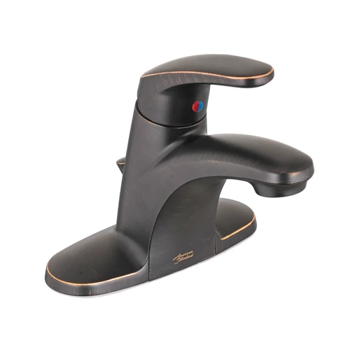 1-Handle Centerset Bathroom Faucet with 50/50 Drain in Legacy Bronze