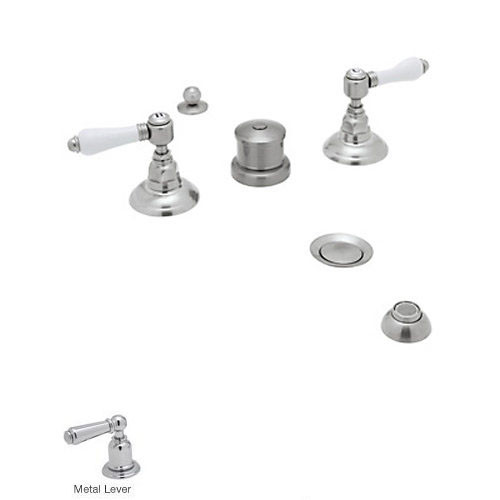 Widespread Bidet Faucet in Polished Chrome
